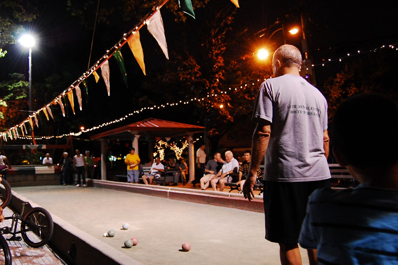 Bocce court